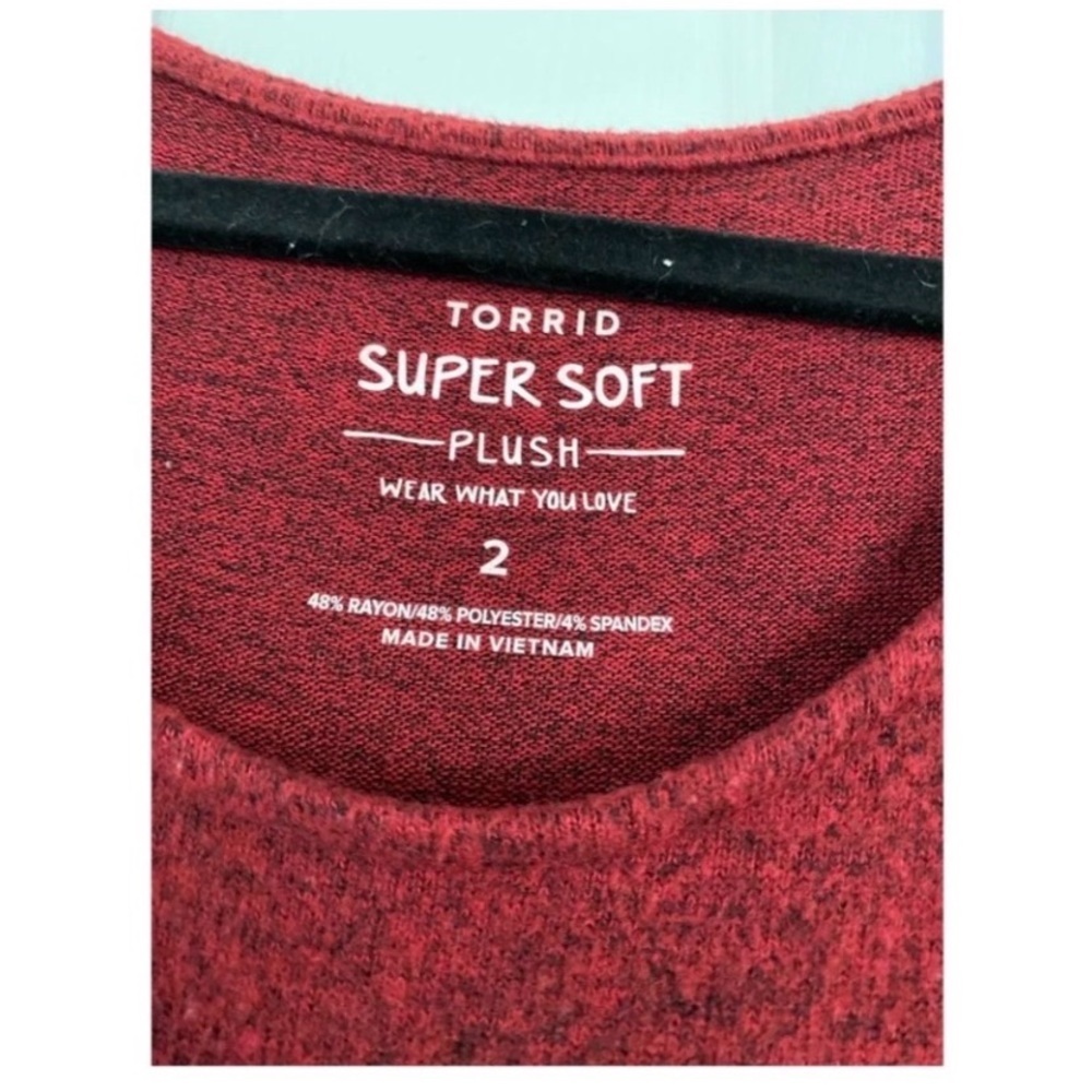 TORRID Red Sweater Dress Size - Picture 7 of 8